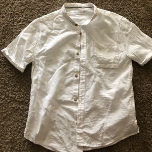 ZARA kids white dress shirt